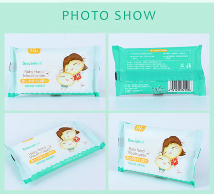 Spunlaced غير منسوجة لينة التنظيف العضوي الطفل مناديل مياه الحظيرة