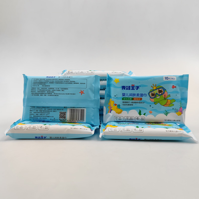 Soft Care خالي من العطور مناديل مبللة للأنف لحديثي الولادة سبونليس عضوي طبيعي