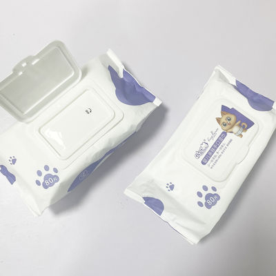 المياه النقية القابلة للتحلل الحيوي غير المنسوجة مناديل مبللة غير معطرة 80 قطعة للعناية بالطفل