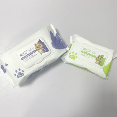 المياه النقية القابلة للتحلل الحيوي غير المنسوجة مناديل مبللة غير معطرة 80 قطعة للعناية بالطفل