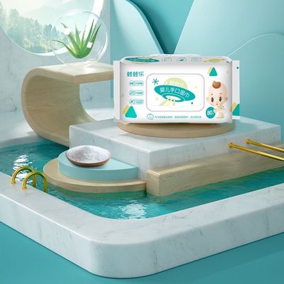 مناديل مبللة طبيعية مبللة بالماء العضوي للأطفال