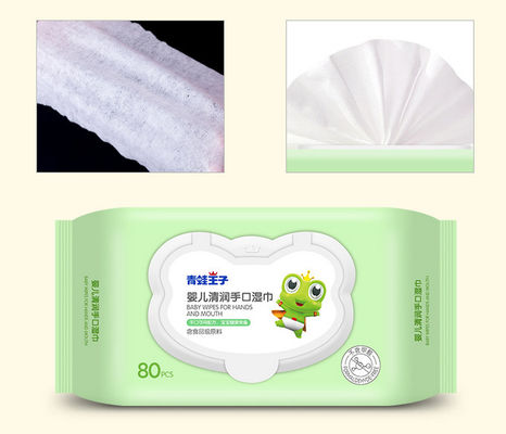 تصميم جديد مناديل مبللة طبيعية عضوية للأطفال مناديل مبللة من القطن اللطيف للطفل