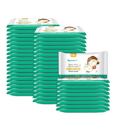 مناديل مبللة للأطفال قابلة للغسل طبيعية سميكة بدون كحول من البلاستيك الصلب للتنظيف