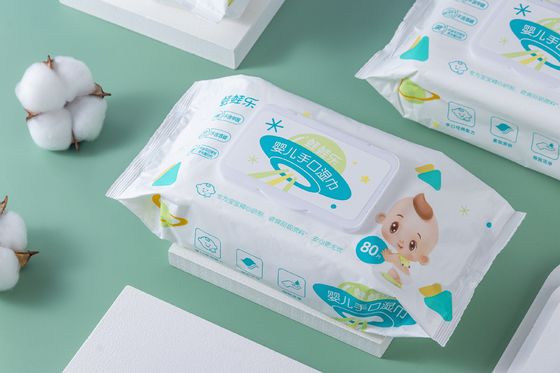 مناديل مبللة للأطفال قابلة للغسل طبيعية سميكة بدون كحول من البلاستيك الصلب للتنظيف