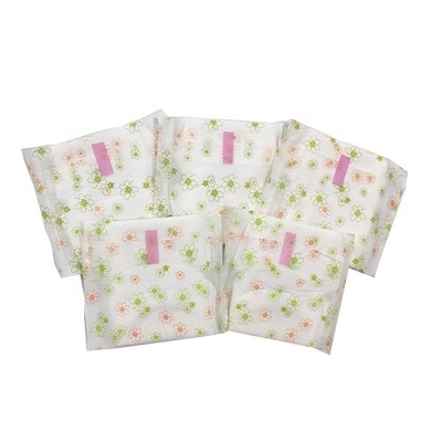 مضاد للبكتيريا 2g فوط صحية للسيدات Airlaid Core Winged Cotton