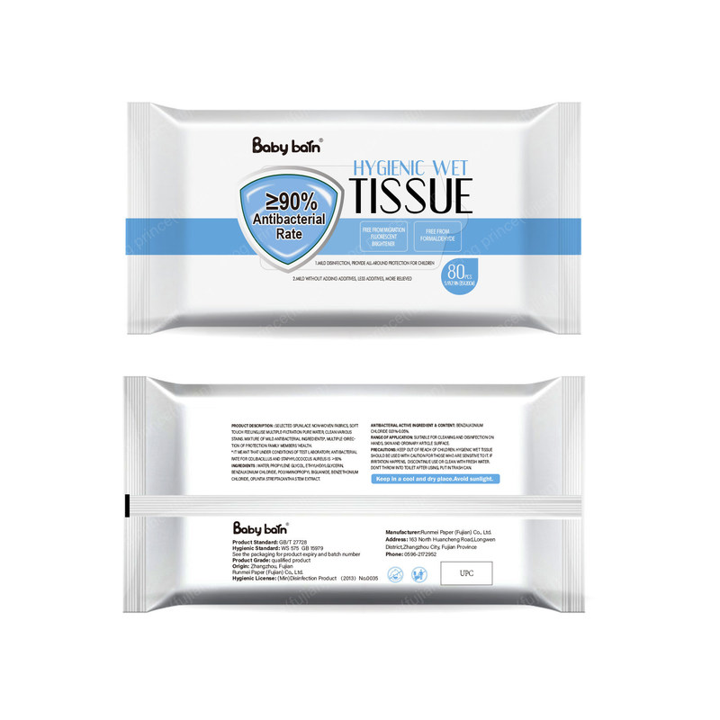 شفة بلاستيكية صلبة من جود فورميولا 80 تسحب مناديل مبللة بدون كحول